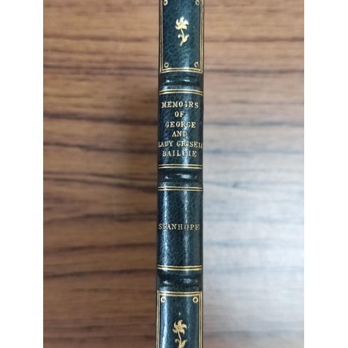 286 - MURRAY LADY, of Stanhope.&nbsp;&nbsp;Memoirs of the Lives & Characters of the Right Honourable G... 