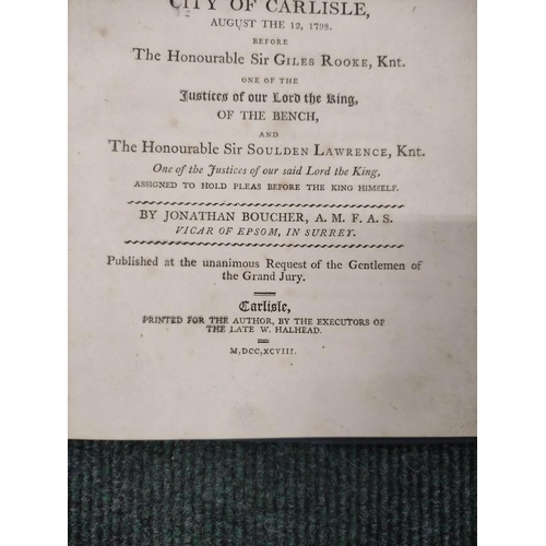 293 - GILPIN R.  An Assize-Sermon Preach'd ... at Carlisle, September the 10th ANN.1660. 24pp. L... 