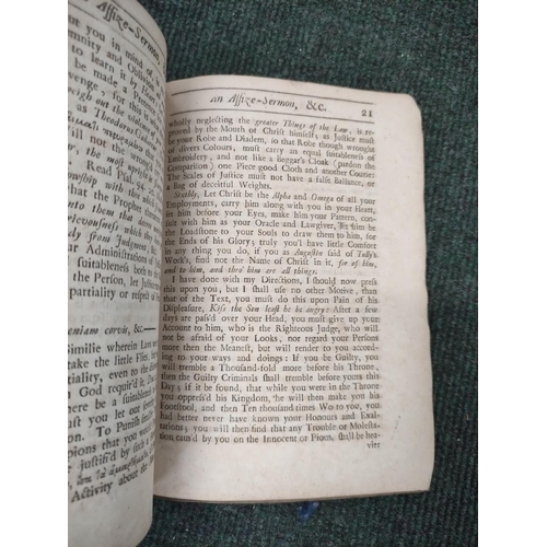 293 - GILPIN R.  An Assize-Sermon Preach'd ... at Carlisle, September the 10th ANN.1660. 24pp. L... 