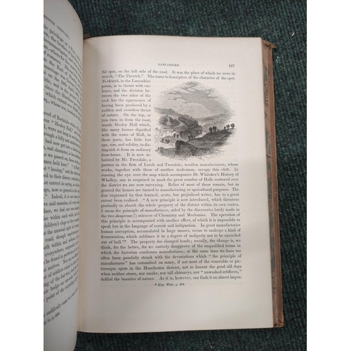 295 - ROUTLEDGE GEORGE (Pubs).  The Pictorial History of the County of Lancaster. Fldg. eng. map... 