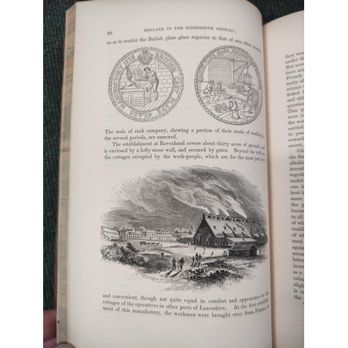 295 - ROUTLEDGE GEORGE (Pubs).  The Pictorial History of the County of Lancaster. Fldg. eng. map... 