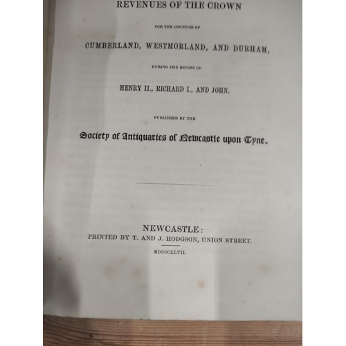 298 - BALLANTYNE DYKES F. L.  A Survey of the Roman Road from Maryport to Papcastle. Fldg. map & orig.... 