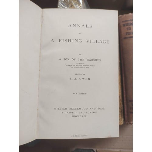 227 - Angling, Field Sports & The Countryside.  A carton of various vols.