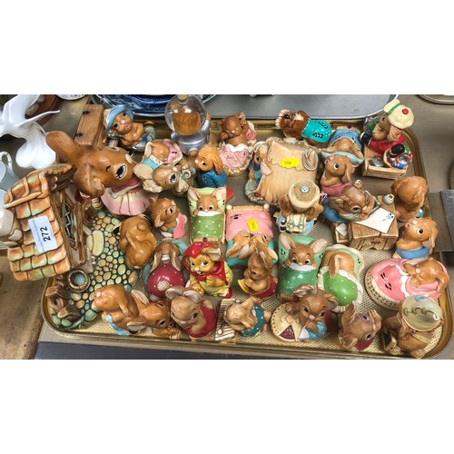 272 - Assorted Pendelfin figures