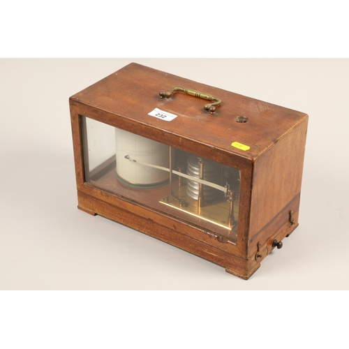 232 - Wilson Warden & Co Ltd; an early 20th century cased barograph