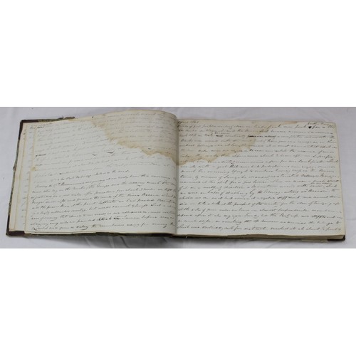 225 - (PRIOR GENERAL CHARLES) (1807-1881), Indian Army. Detailed manuscript journal, c.1841-1847. Oblong q... 