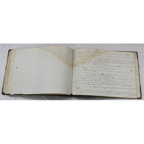 225 - (PRIOR GENERAL CHARLES) (1807-1881), Indian Army. Detailed manuscript journal, c.1841-1847. Oblong q... 