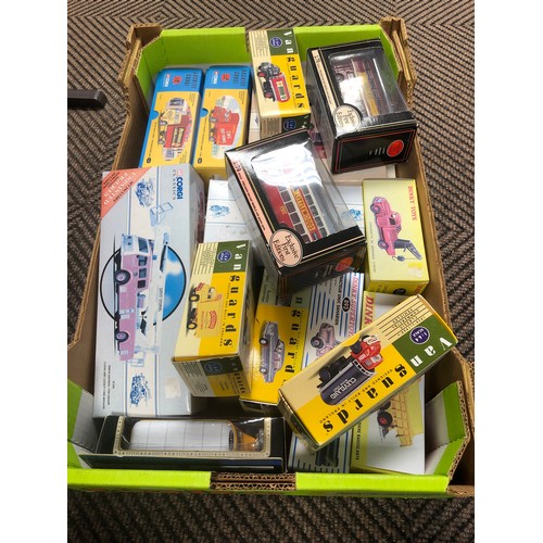 338 - Assorted boxed model vehicles to include Vanguards; Corgi and Dinky