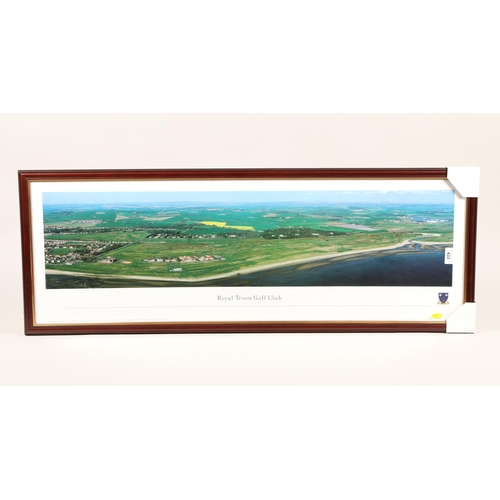 433 - Two framed aerial photographs of Royal Troon Golf Club (2)