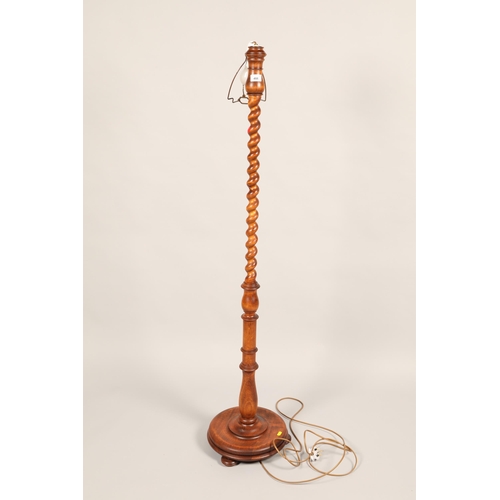 466 - Barley twist standard lamp