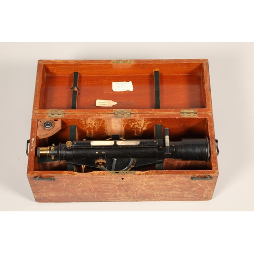 493 - Cased E. R. Watts theodolite