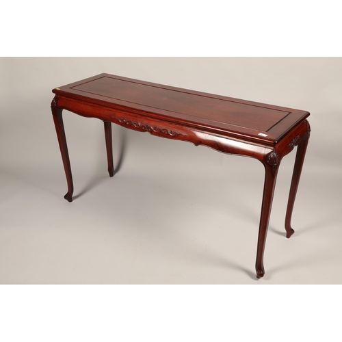 527 - Chinese Cherrywood console style table