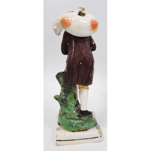 10 - Two Staffordshire-style figure groups.  (2)