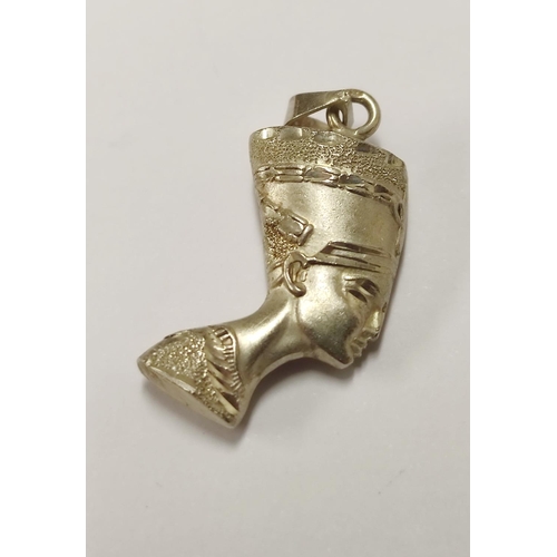 104 - Group of 925 silver pendants and necklaces to include moonstone-style, amethyst-style etc., 50g gros... 