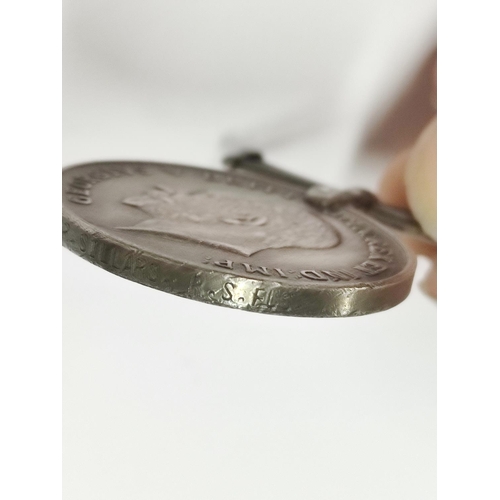 109 - World War I campaign medal awarded to Private R Sillars, 9377, Royal Scots Fusiliers.