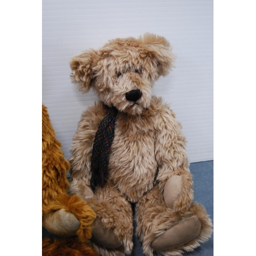 14 - Three teddy bears to include Harrod's 1999 and two others.  (3)