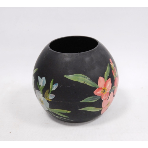 54 - Art pottery bowls and vases, oviform vase, spill vases modelled as thistles etc.