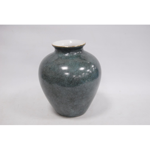 54 - Art pottery bowls and vases, oviform vase, spill vases modelled as thistles etc.