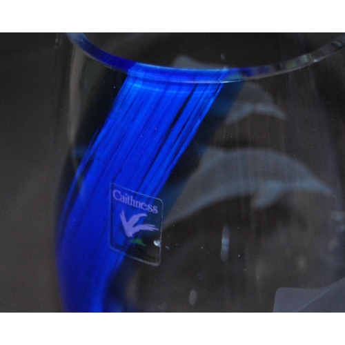 59 - Group of coloured and other glassware to include Caithness Glass vase, soda syphon, opaque glass vas... 