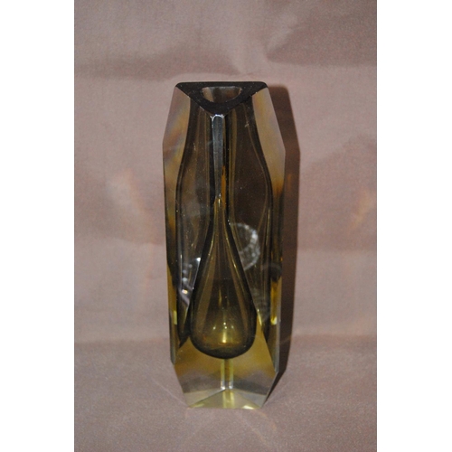 59 - Group of coloured and other glassware to include Caithness Glass vase, soda syphon, opaque glass vas... 