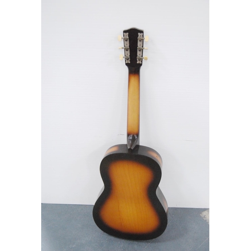 61 - Child's Kansas acoustic guitar.