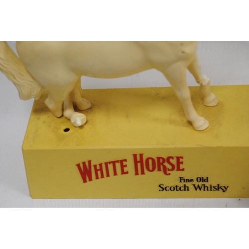 63 - Pair of White Horse whisky figures, woodworking planes, three-piece EP tea set, souvenir spoons etc.