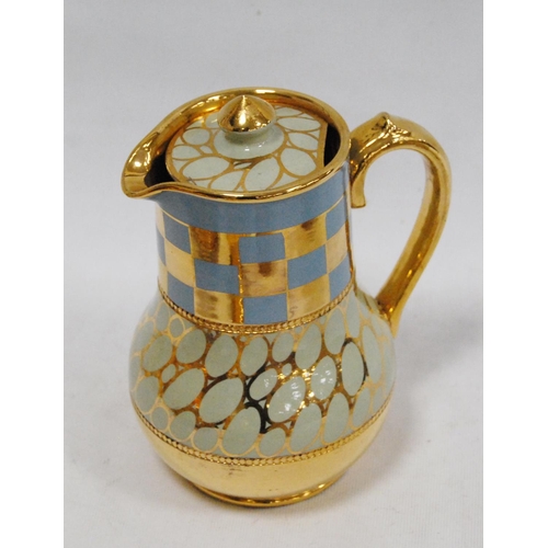 65 - Sadler four-piece tea set and a Royal Winton Grimwades gilt-decorated part tea set.