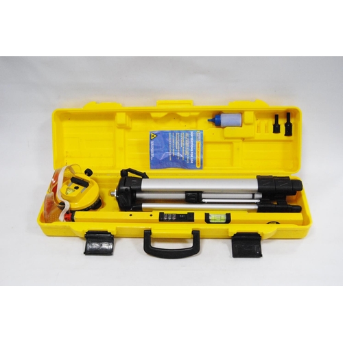66 - Power Master sonic laser level, cased.