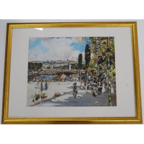 67 - David WilsonGlen LogiePencil signed etching, and a print after James Kay.  (2)... 