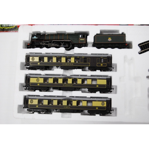 69 - Part Hornby Tornado Pullman Express set, power supply, some accessories lacking, with original box.