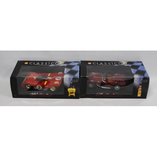 72 - Two Shell Classic Collection model cars to include 1958 Ferrari 250 Testa Rossa and a 1972 Ferrari 3... 