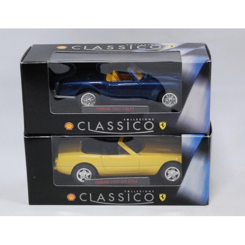 73 - Group of Shell Classic Collection model cars to include 1948 Ferrari 166 MM, 1955 Ferrari 750 Monza,... 