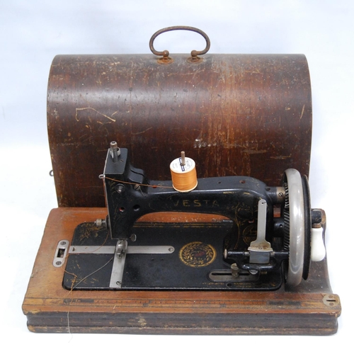 75 - Vesta portable sewing machine.