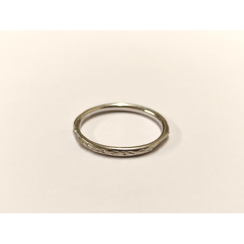 96 - Yellow metal opal-set lady's ring, 9ct white gold band ring, pair of 9ct white gold earrings set wit... 