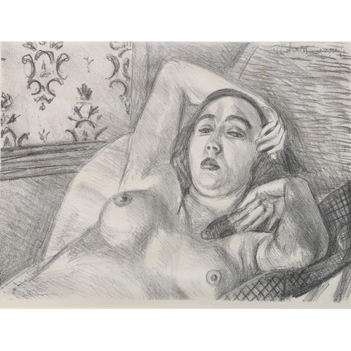 544 - After HENRI MATISSE (French 1869-1954), Le Repos du Modele (1922), print, signed in reverse in ... 