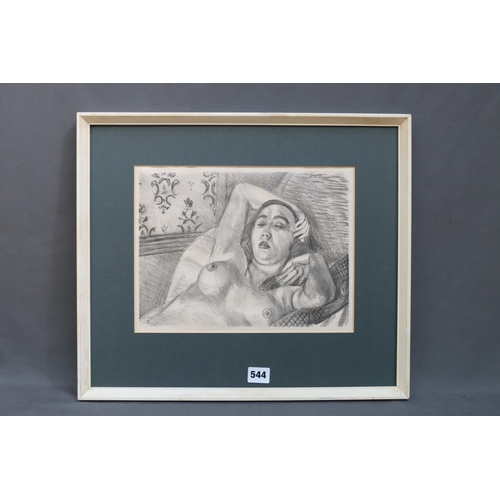 544 - After HENRI MATISSE (French 1869-1954), Le Repos du Modele (1922), print, signed in reverse in ... 