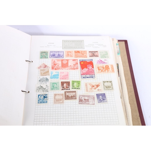 356 - Ace Britannica stamp album and contents.