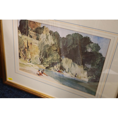 481 - SIR WILLIAM RUSSELL FLINT RA ROI (Scottish 1880-1969), eleven framed prints, the largest frame size ... 