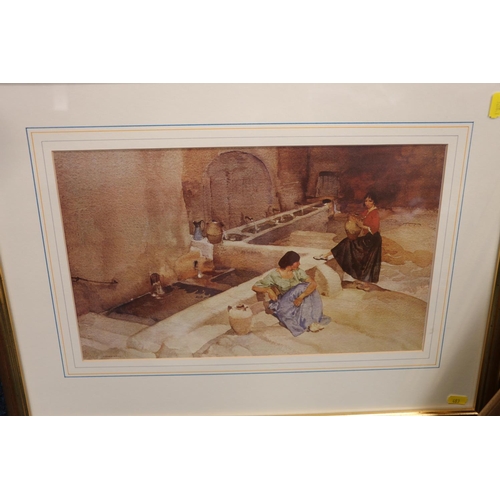 483 - SIR WILLIAM RUSSELL FLINT RA ROI (Scottish 1880-1969), ten framed prints, the largest frame size 48c... 