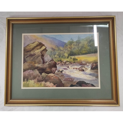 162 - Margaret Morewood Gresley (British 1867-1947).'Beaver Bridge, Nr Bettws- Y -Coed'Watercolour.24cm x ... 