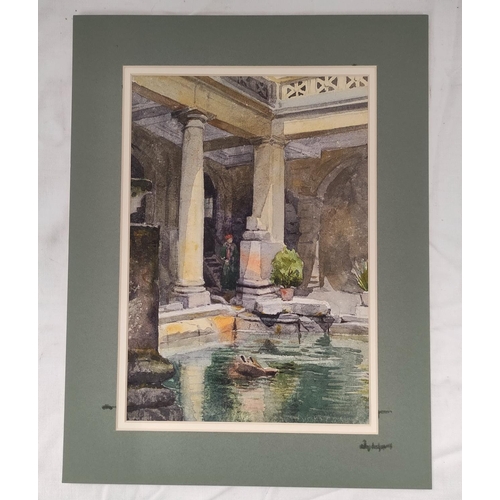 188 - G. J. Gresley (British).'An Interior'.Watercolour.14.5cm x 20cm.Signed and dated March 1st 1876 vers... 