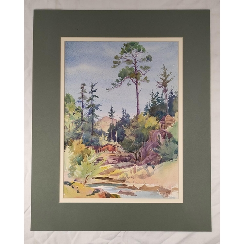 200B - Gresley (British 19th /early 20th Century). 'Lohaghat, N.W. Province, Kumaon, India', Watercolour, 2... 