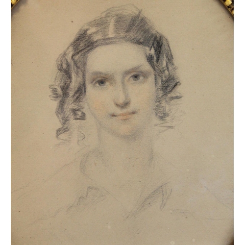 243 - Early 19th Century School.Portrait of Charlotte Naomi Fitzmaurice (nee Shepherd), wife of George Lio... 