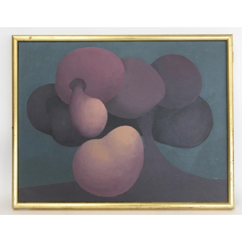 251 - Bryan Sefton (British B.1938).Abstract organic form.Oil on canvas.35cm x 45cm.Signed on reverse and ... 