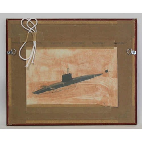 254 - 20th Century School.A clipper and liner, shipping at sea.Watercolour and gouache over pencil with se... 