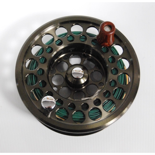 Pflueger Trion fly reel, no. 2858, 11cm diameter, and two similar