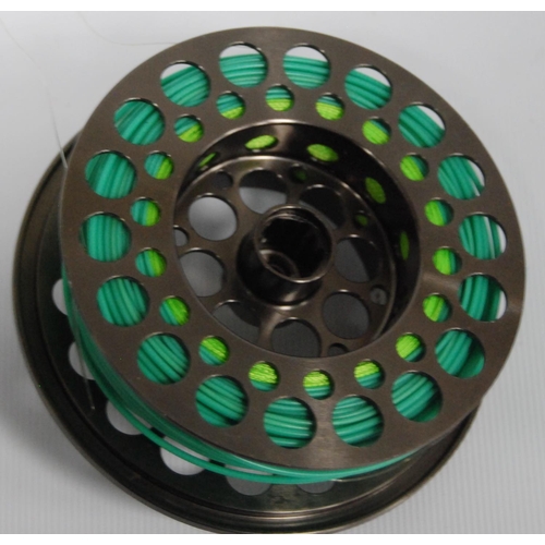Pflueger Trion fly reel, no. 2858, 11cm diameter, and two similar reels. (3)