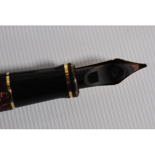 193 - Parker fountain pen with 18k gold nib, a Waterman of France fountain pen, a Sheaffer fountain pen wi... 