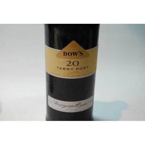 195 - Dow Vintage 1963 port, Niepoorts 1982 vintage port, 750ml, and Dow's 20 year old tawny port, 20% vol... 