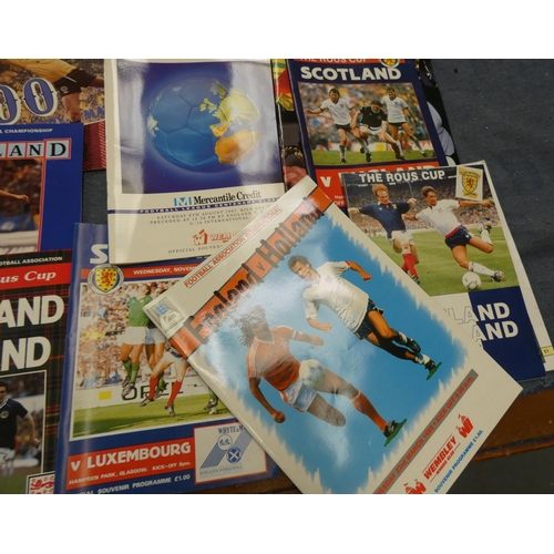 163 - World Cup 1966 Digest, World Cup programmes including Brazil, Scotland and Holland.